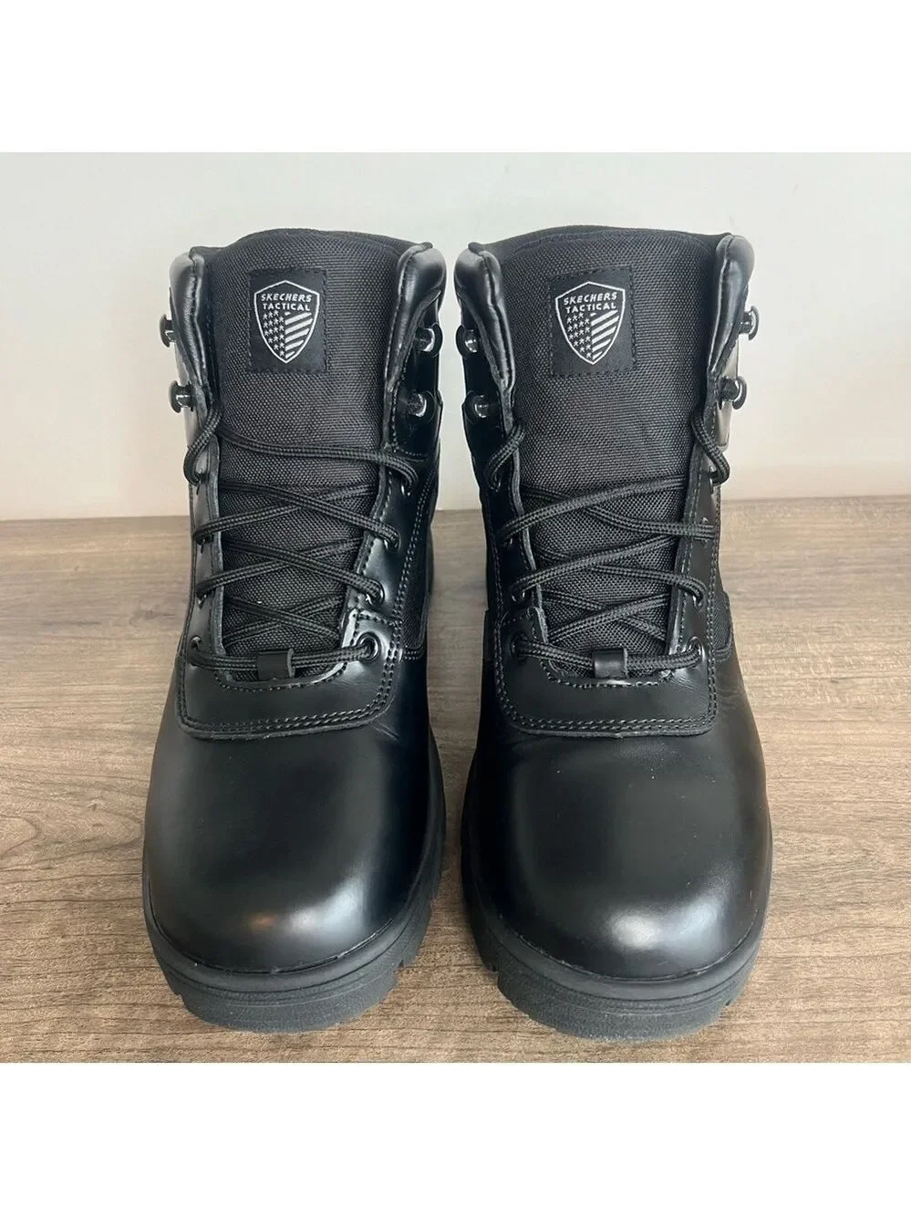 Skechers NEW Men's Tactical Wascana Benen Waterproof Boot Size 9.5 #B1583